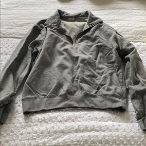 Brandy Melville zip up sweater